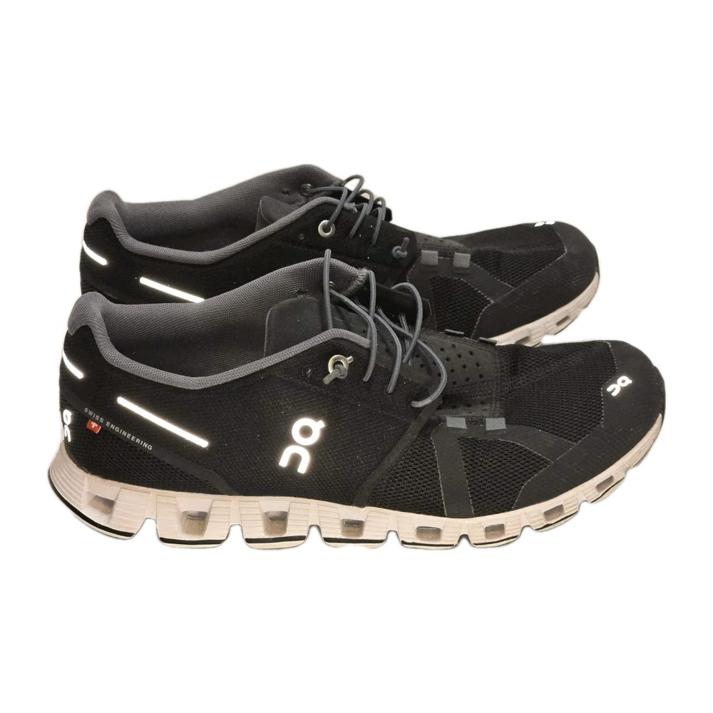 ON Running Cloud Swiss Engineering Black Running Shoes Women's US 10 GUC 👟‎